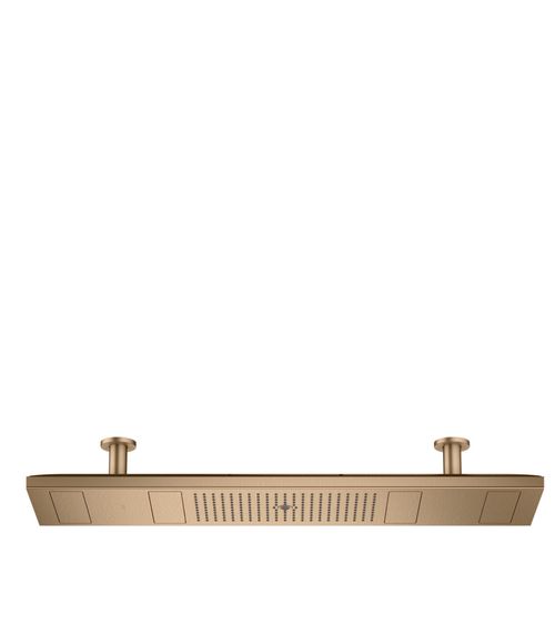 AXOR-HG-AXOR-ShowerSolutions-ShowerHeaven-1200-300-4jet-mit-Beleuchtung-3500-K-Brushed-Bronze-10628140 gallery number 1